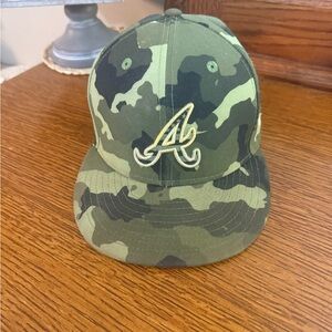 New Era 59 Camouflage Atlanta Braves Baseball Cap